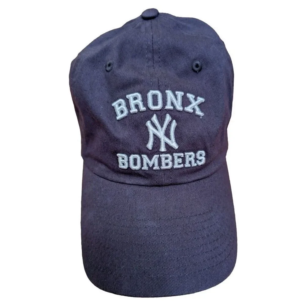 New York Yankees Bronx Bombers 47 Brand Navy Clean Up Adjustable Hat Cap MLB